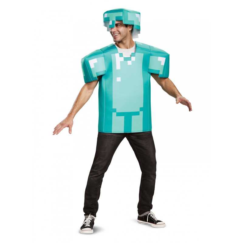 Déguisement armure Minecraft adulte