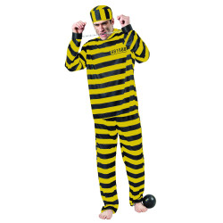 Déguisement prisonnier jaune adulte Jadeo