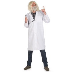 Déguisement blouse docteur savant adulte Jadeo