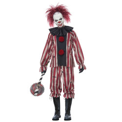 Déguisement clown démoniaque luxe adulte Jadeo