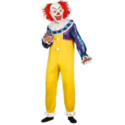 Déguisement clown de film d'horreur adulte Jadeo