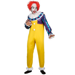Déguisement clown de film d'horreur adulte Jadeo