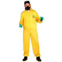 Déguisement combinaison contamination adulte Jadeo