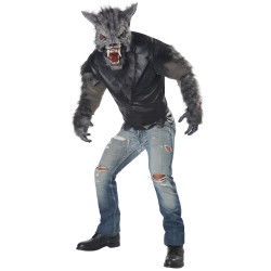 Déguisement loup garou en perfecto luxe adulte Jadeo