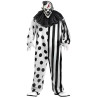 Déguisement clown monstrueux noir et blanc adulte Jadeo