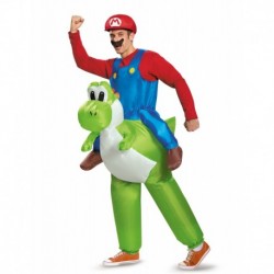 Déguisement gonflable Mario sur Yoshi NintendoÂ® adulte