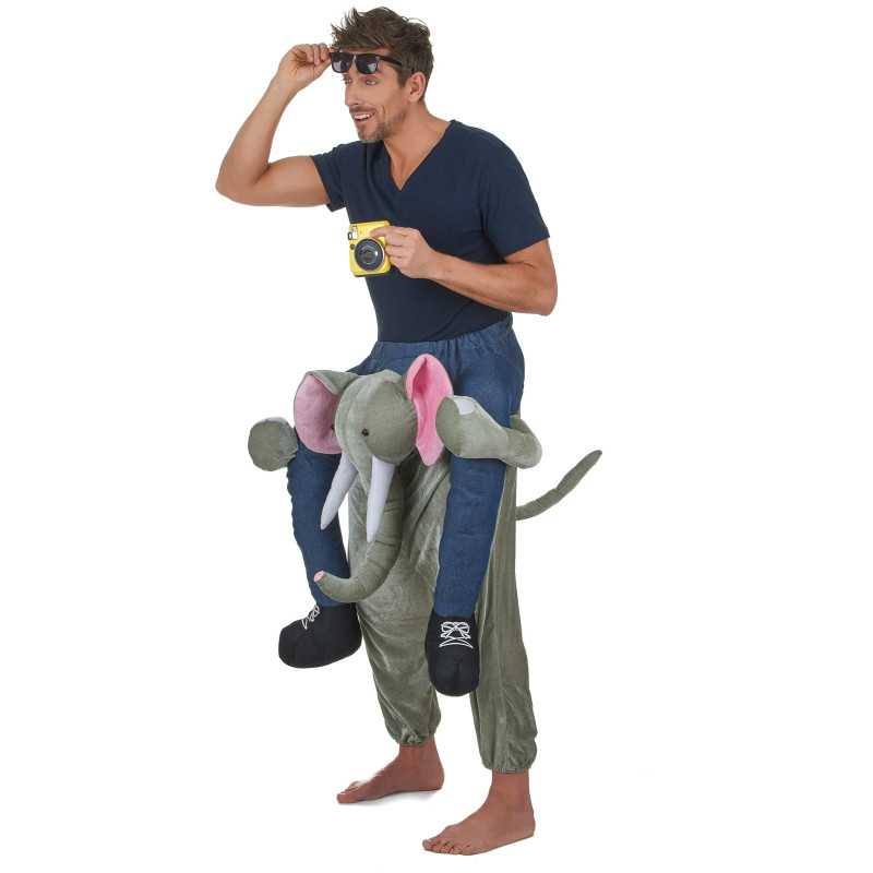 Déguisement homme à dos d'éléphant adulte Jadeo