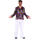 Chemise disco homme multicolore