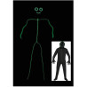 Déguisement bonhomme led adulte Jadeo