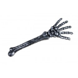 Sceptre Main de Squelette Argent 45 cm