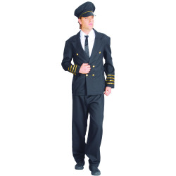 Déguisement capitaine homme Jadeo