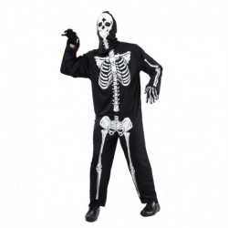 Déguisement noir squelettehomme Halloween