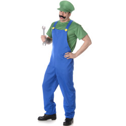 Déguisement plombier vert homme Jadeo