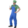 Déguisement plombier vert homme Jadeo