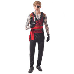 Déguisement pirate tatoué homme Jadeo