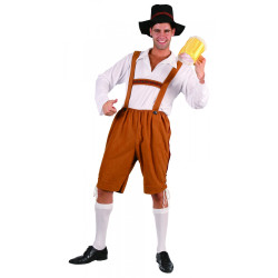 Déguisement bavarois jaune homme Jadeo