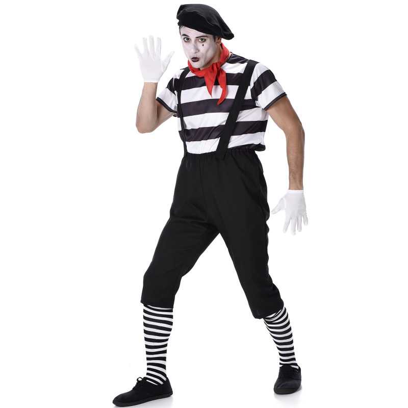 Déguisement mime pantacourt homme