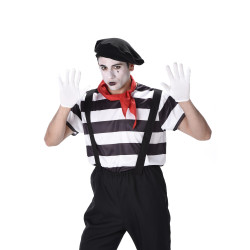 Déguisement mime pantacourt homme Jadeo