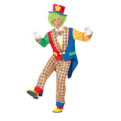 Déguisement clown de cirque homme Jadeo