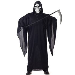 Déguisement grande faucheuse homme Halloween Jadeo