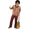 Déguisement hippie motif rouge homme Jadeo