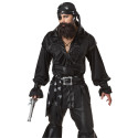 Déguisement pirate chemise noire homme