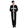 Déguisement prêtre croix blanche homme Jadeo