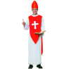 Déguisement cardinal rouge et blanc homme Jadeo