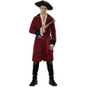 Déguisement pirate chic rouge et noir homme