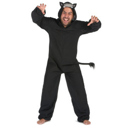 Déguisement combinaison panthère noire homme Jadeo