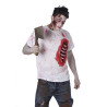 Déguisement zombie avec côtes en latex homme Jadeo