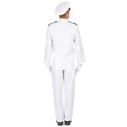Déguisement uniforme d'officier de la marine homme Jadeo