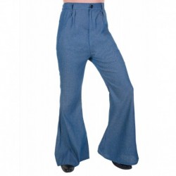 Pantalon disco pattes d'éléphant couleur Jeans homme