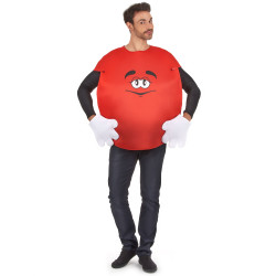 Déguisement bonbon rouge Adulte Jadeo