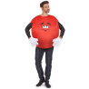 Déguisement bonbon rouge Adulte Jadeo