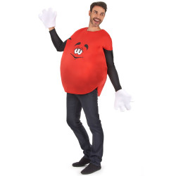 Déguisement bonbon rouge Adulte Jadeo