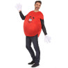 Déguisement bonbon rouge Adulte Jadeo