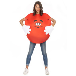 Déguisement bonbon rouge Adulte Jadeo