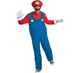 Déguisement Mario Deluxe Adulte