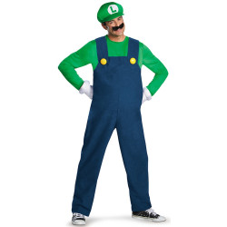 Déguisement Luigi Deluxe Adulte Jadeo