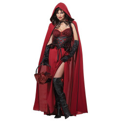 Déguisement Petit Chaperon Rouge maléfique Halloween Jadeo