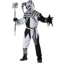 Déguisement Arlequin maléfique noir et blanc Jadeo