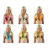 Collier Hawaïen Grandes Fleurs Bicolores Couleur Aléatoire PtitClown