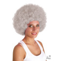 Perruque Afro Gris