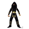 Costume Ninja Enfant Noir Or