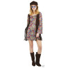 Costume Hippie Robe Psychédélique Adulte Femme PtitClown