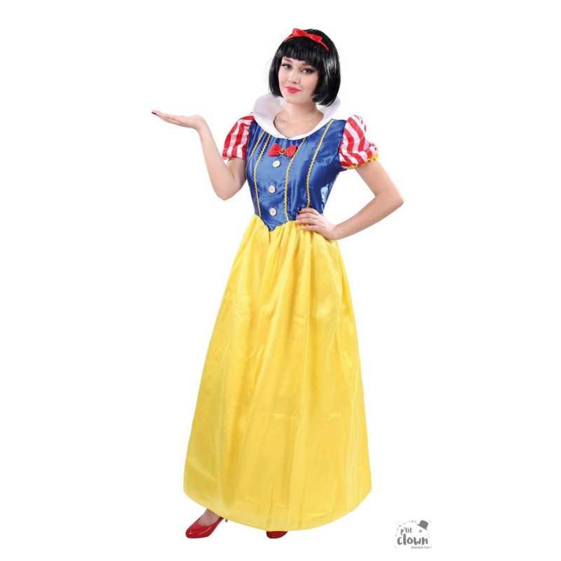 Costume Princesse Jaune Bleu Adulte