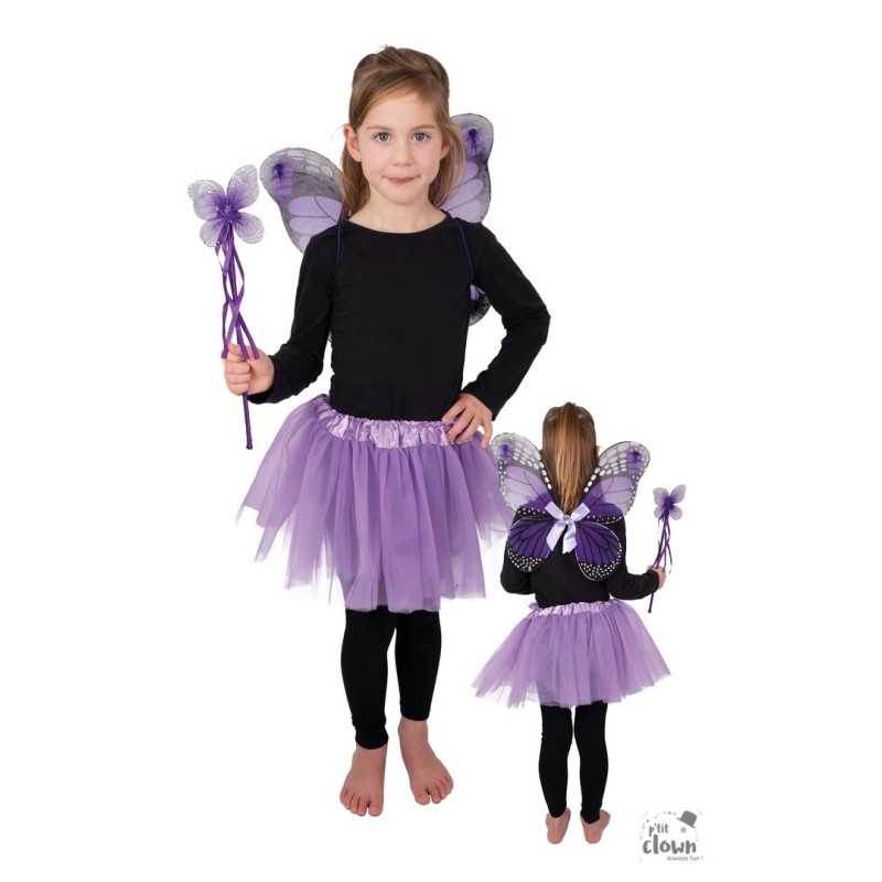 Set Papillon Enfant Violet