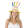 Chapeau Gâteau Joyeux Anniversaire Adulte PtitClown