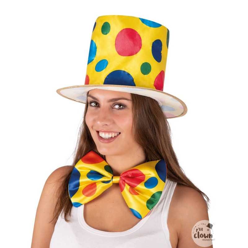 Chapeau Haut de Forme Clown Adulte